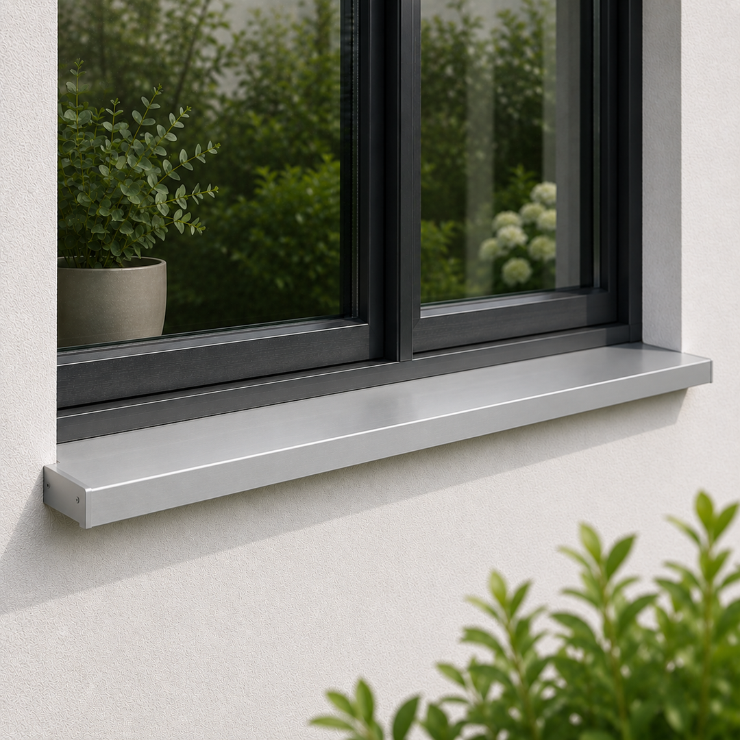 Alu Fensterbank für den Außenbereich
