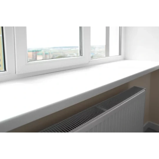 Fensterbank aus Kunststoff (PVC) - Innenbereich