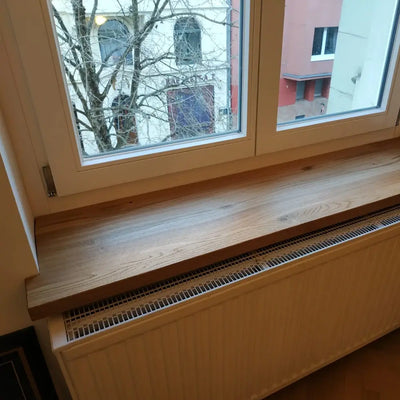 Renovierungsfensterbank aus Eiche